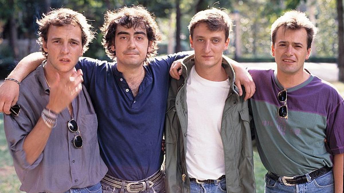 El grupo madrileño Hombres G, epítome de lo pijo. El grupo madrileño Hombres G, epítome de lo pijo.
