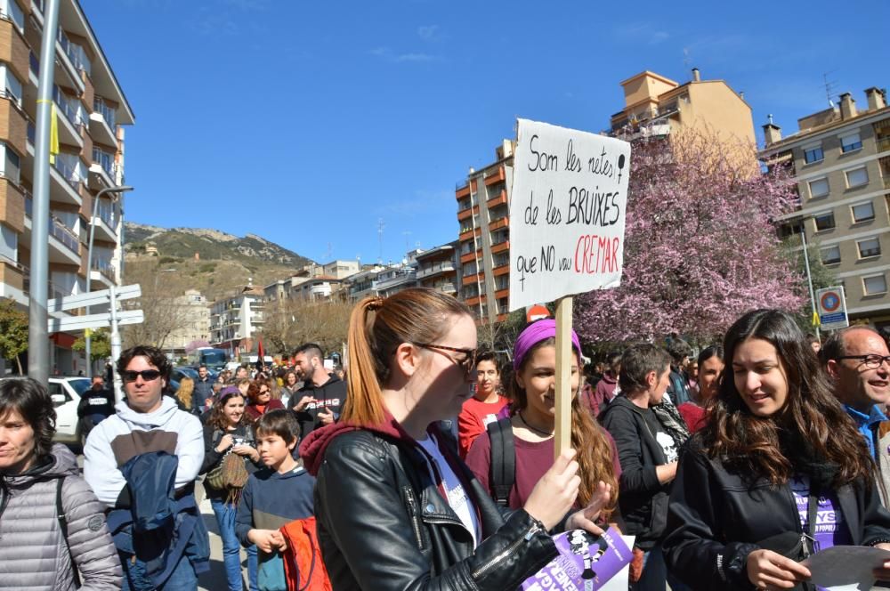 Manifestació del 8-M a Berga