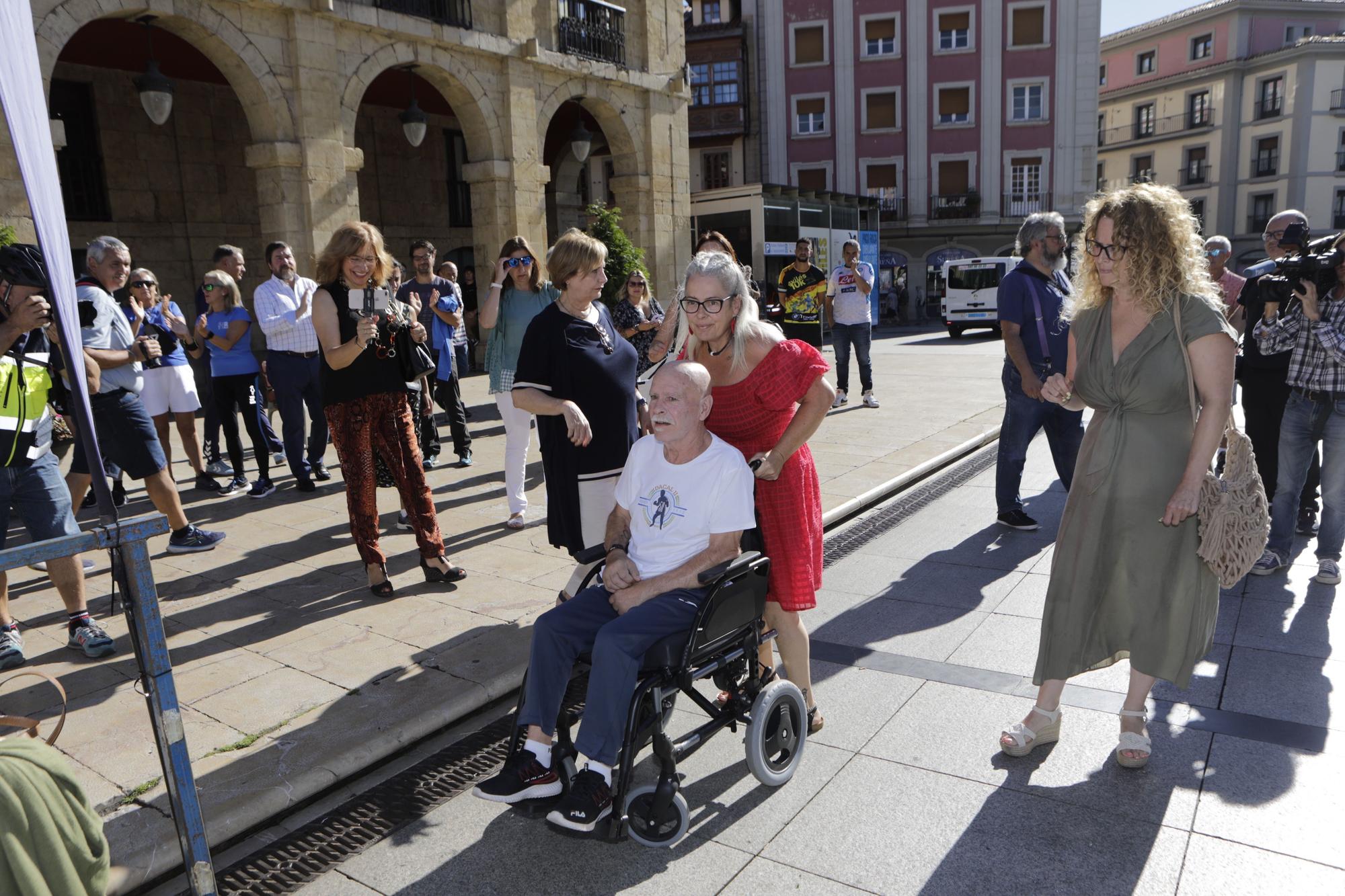 Avilés homenajea a Dacal en el 50º. aniversario de su bronce en Múnich