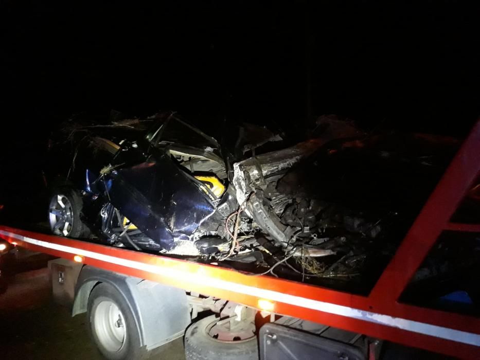 Muere el copiloto de un coche en Verín cuyo conductor triplicaba la tasa de alcoholemia