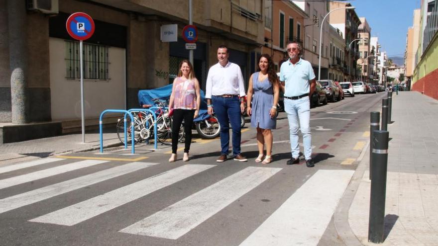 Los responsables de Movilidad recorrieron parte de la zona 30 de Santa Catalina