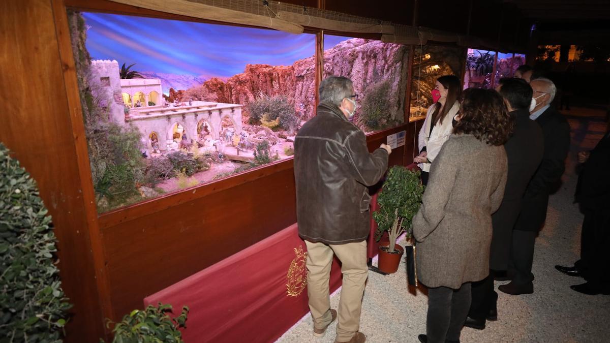 Una imagen del Belén que se ha inaugurado esta tarde en Elche