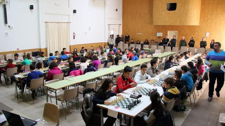 66 escolares participaron en los Judex de ajedrez en Jarandilla