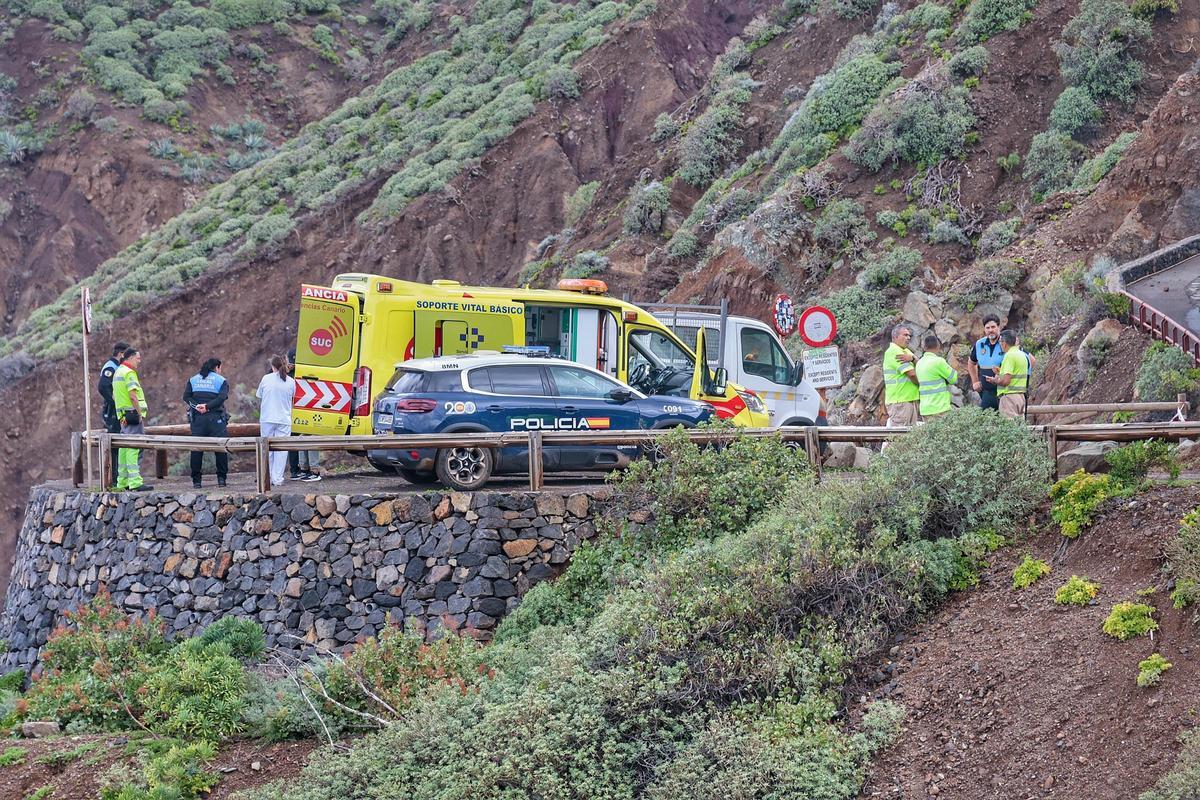La zona donde fue hallado el cuerpo en El Draguillo, en Benijo