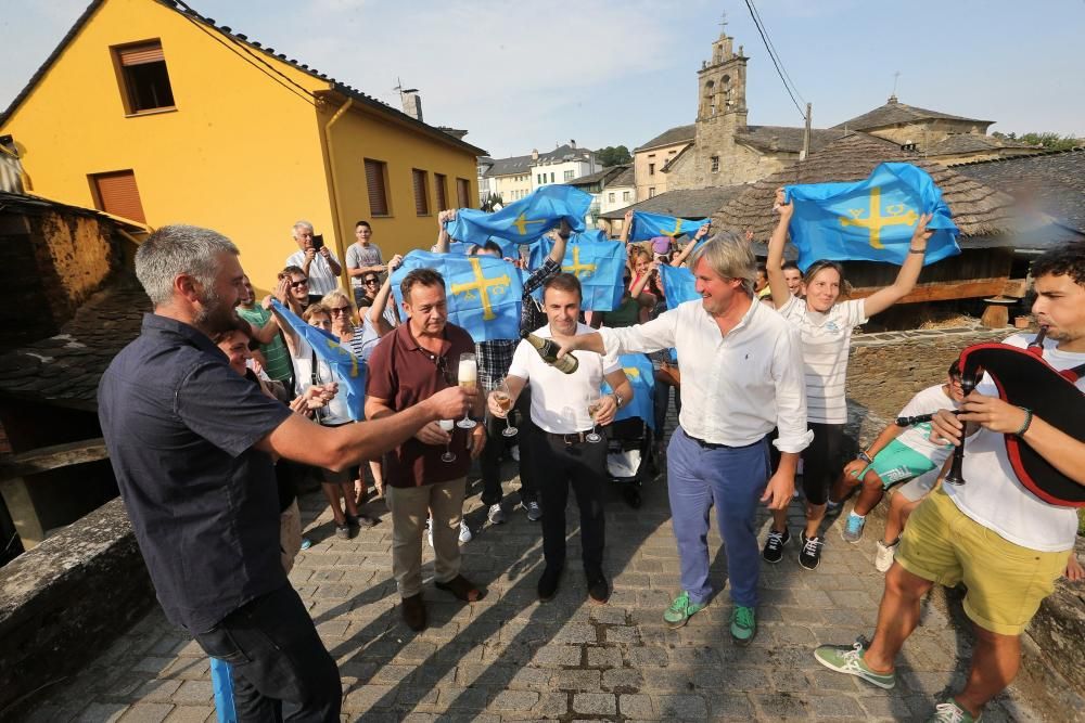 Celebración en Los Oscos del premio "Pueblo ejemplar de Asturias" 2016