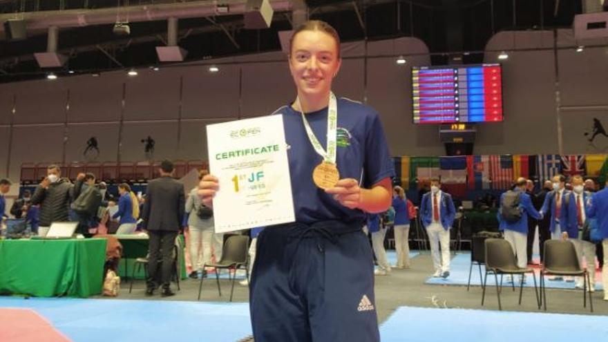 La malagueña Sara Núñez, campeona del Open Internacional de París de taekwondo