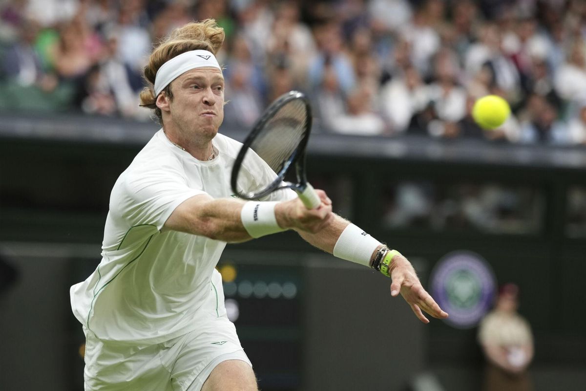 Wimbledon: Andrey Rublev - Carlos Alcaraz, en imágenes.