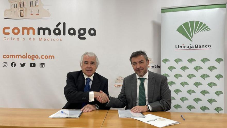Unicaja Banco y el Colegio de Médicos de Málaga refuerzan su relación