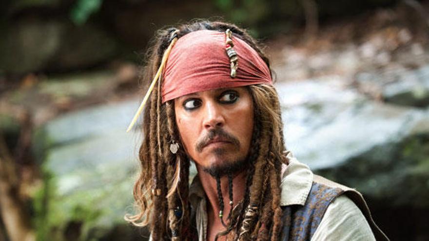 Johnny Depp en &#039;Piratas del Caribe&#039;.