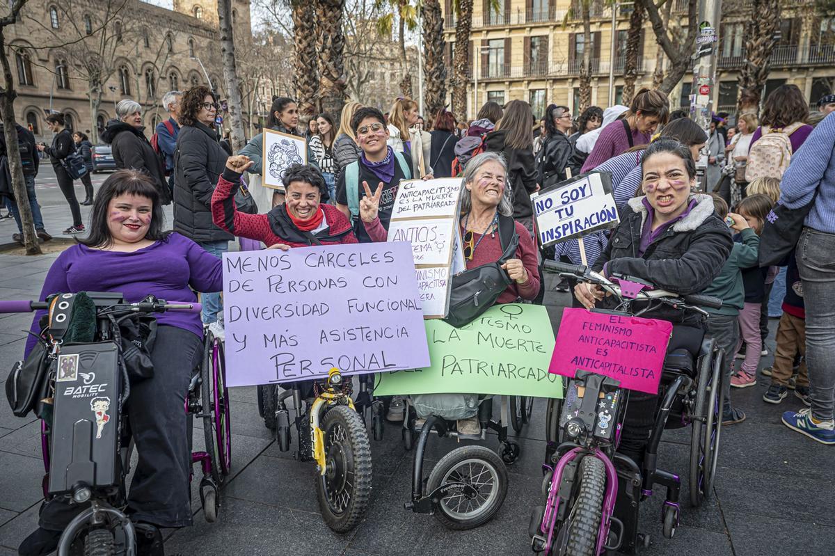 Manifestación del 8M en Barcelona