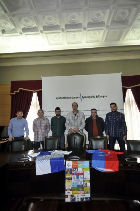 Presentación del derbi Langreo- Tuilla