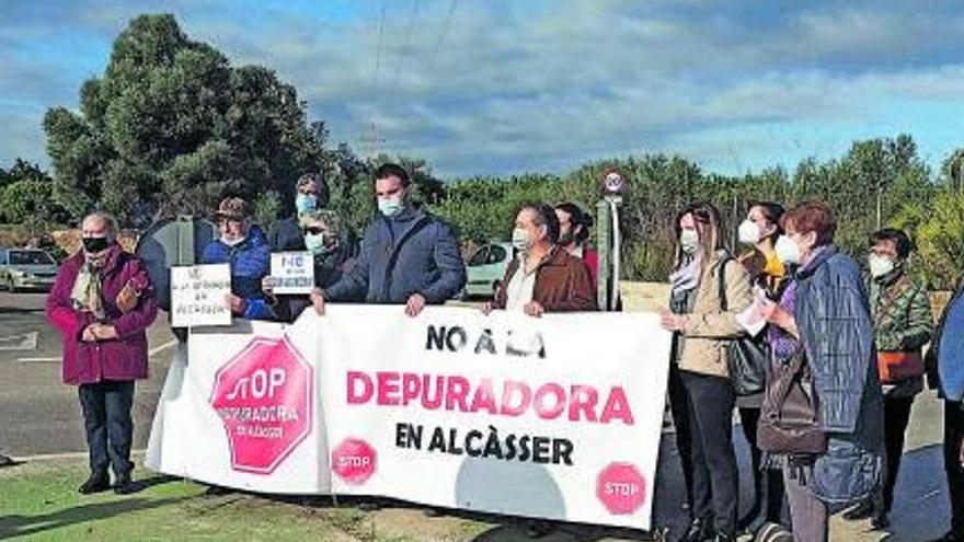 Plataforma en contra de la EDAR en Alcàsser.