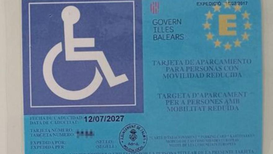 Detectan un fraude de seis conductores con tarjetas de discapacitado