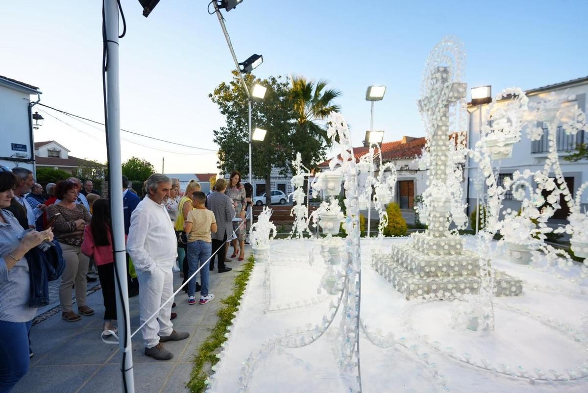 Una de las cruces que pudieron verse en 2024 en Añora.