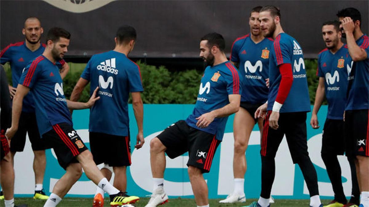 España prepara en Krasnodar el partido frente a Marruecos