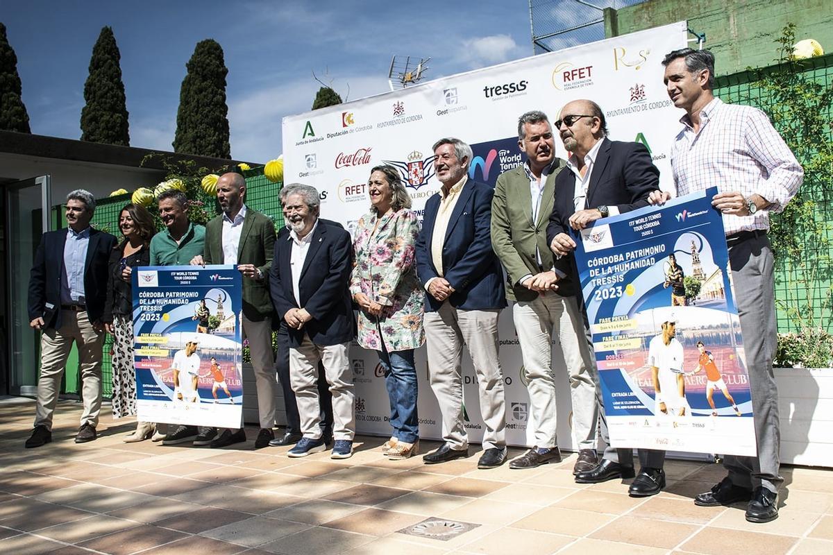 Presentación del Torneo Internacional de Tenis Córdoba Patrimonio de la Humanidad Tressis.