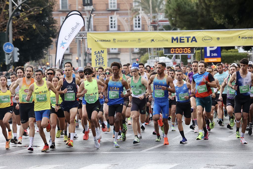 Las imágenes de la San Silvestre 2024 en Murcia