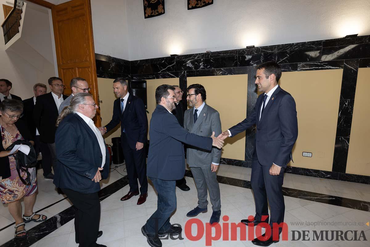 Recepción en Caravaca a la ciudad hermana de Obertshausen