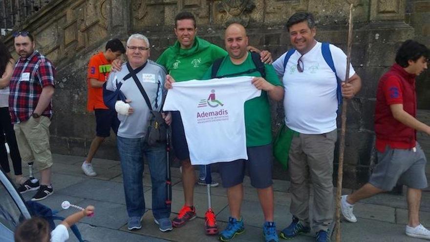 Salvador Jiménez, delegado de ciclismo, completó recientemente el Camino de Santiago .