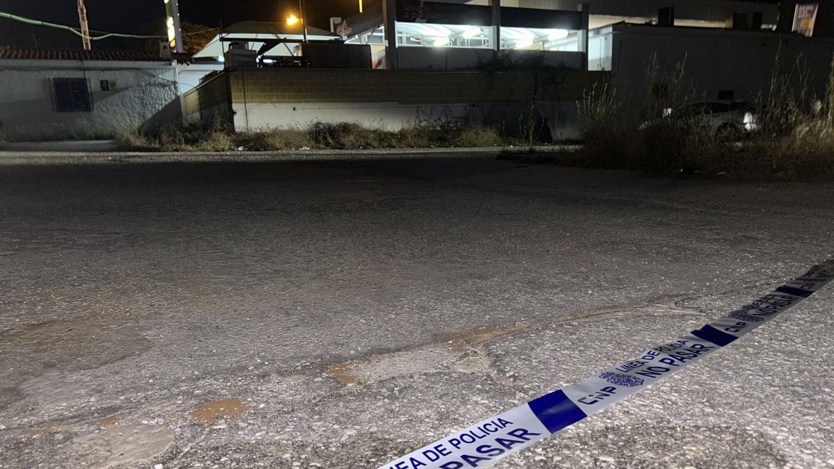 Lugar del hallazgo de la mujer asesinada en Marbella