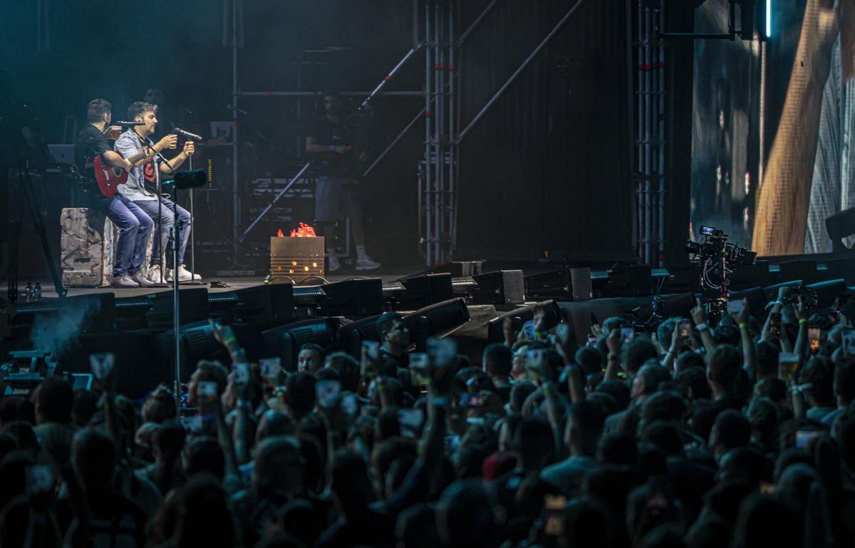 Concierto de Estopa en el Estadi Olímpic