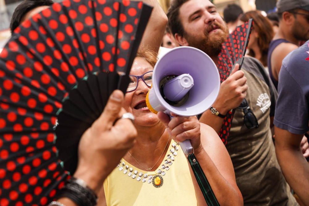 Último día de Feria en el Centro de Málaga