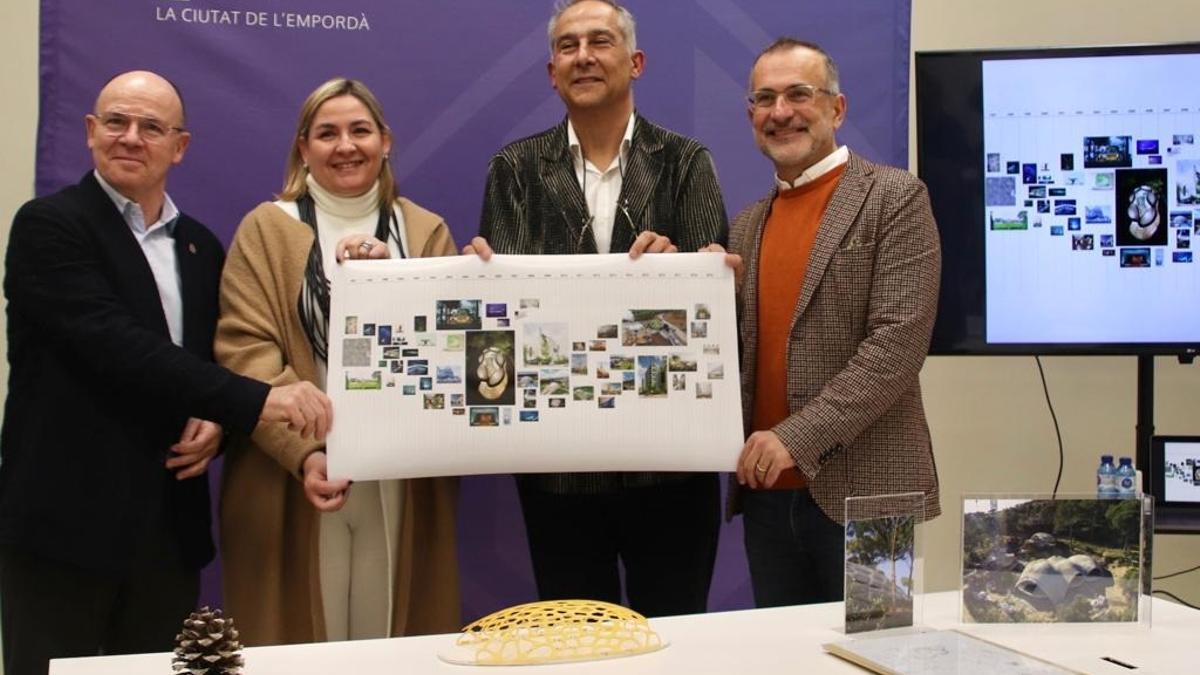 La presentació del projecte per part de l'arquitecte.