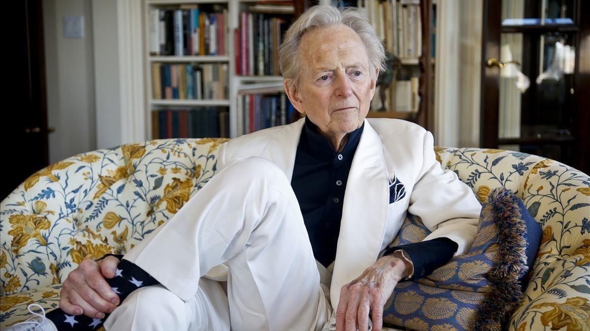 Tom Wolfe, durante una entrevista en el 2016 