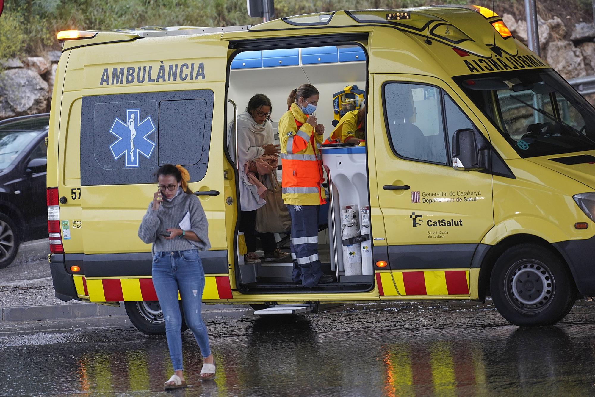 Tarda de pluges intenses que causen inundacions i destrosses a les comarques gironines