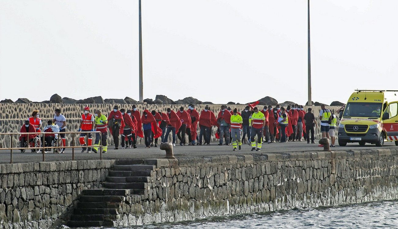 Llegada de migrantes a Canarias