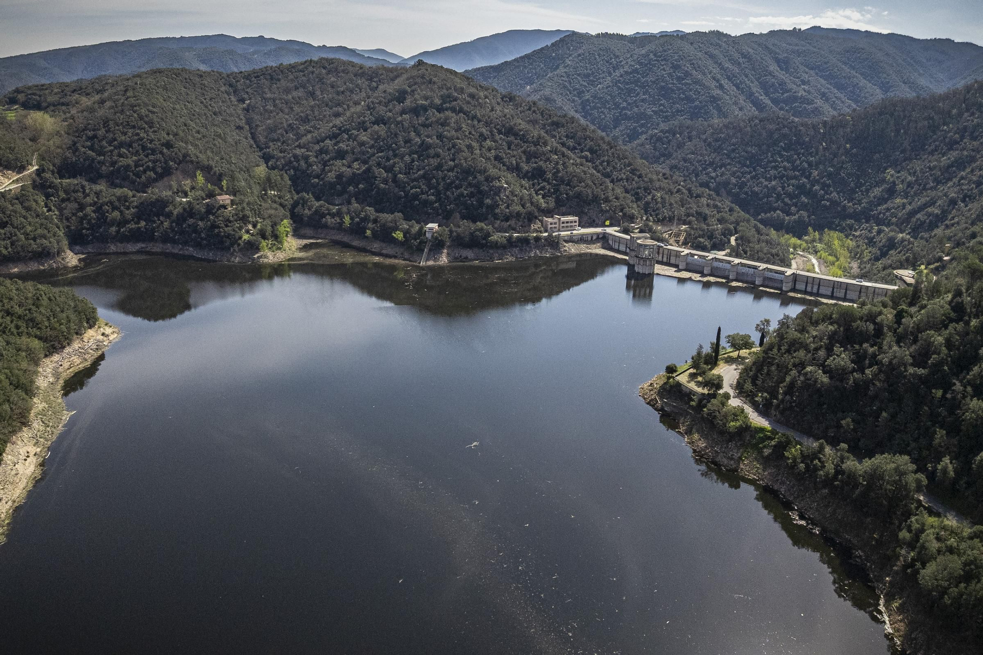 El canvi radical de Sau a vista de dron