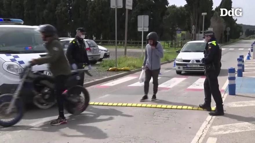 Vídeo: Picaresca dels ciutadans per saltar-se l'estat d'alarma a les comarques gironines