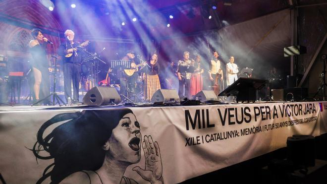 El concierto ‘Mil veus per a Víctor Jara’ emociona en la Catedral