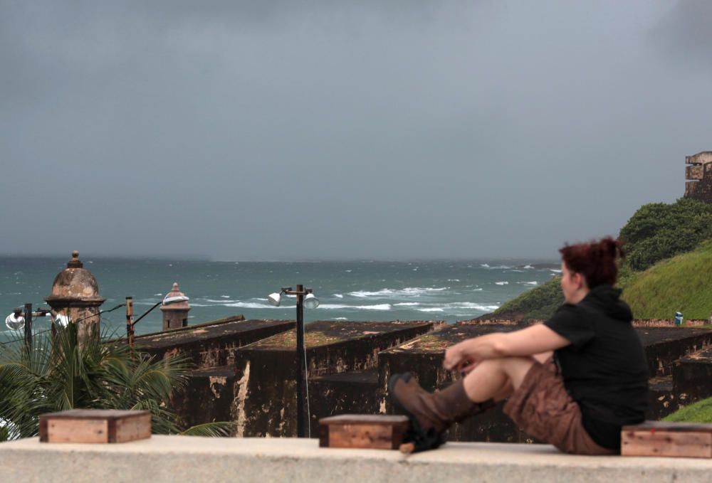 El huracán Irma se acerca a Puerto Rico