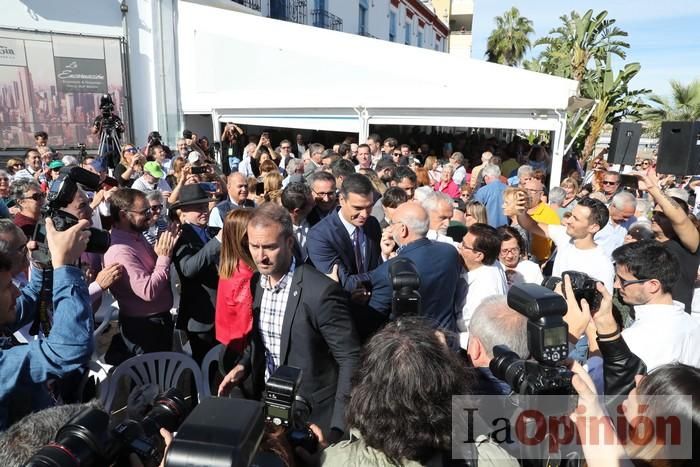 Pedro Sánchez visita Los Alcázares