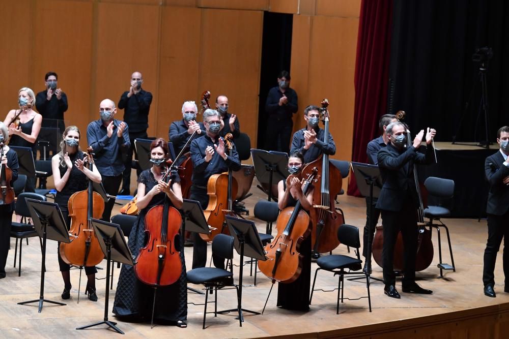 Primer concierto de la Orquesta Sinfónica tras la pandemia de Covid-19