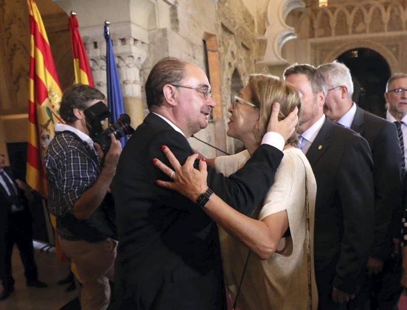 Toma de posesión de Javier Lambán como presidente de Aragón