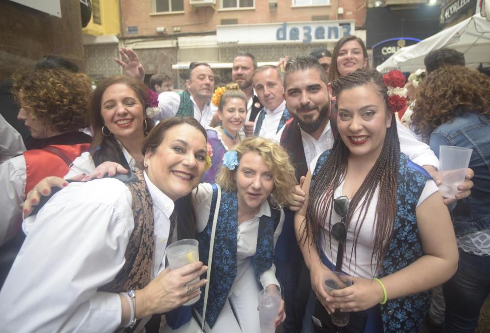 Ambiente en las tascas en el Bando de la Huerta