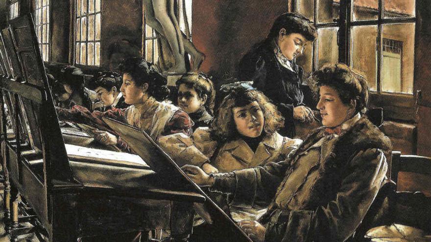 Un cuadro viaja de Santiago al Prado como ejemplo del progreso de la mujer