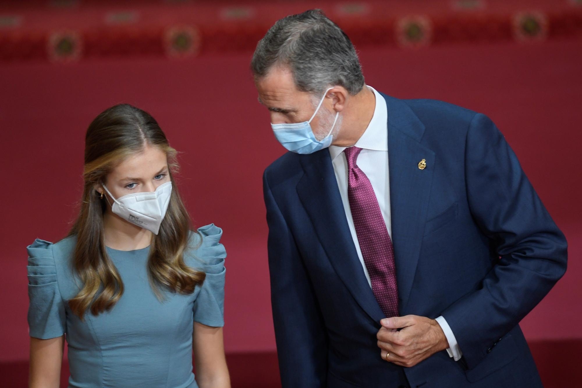 El look de la Familia Real durante las audiencias en el Reconquista