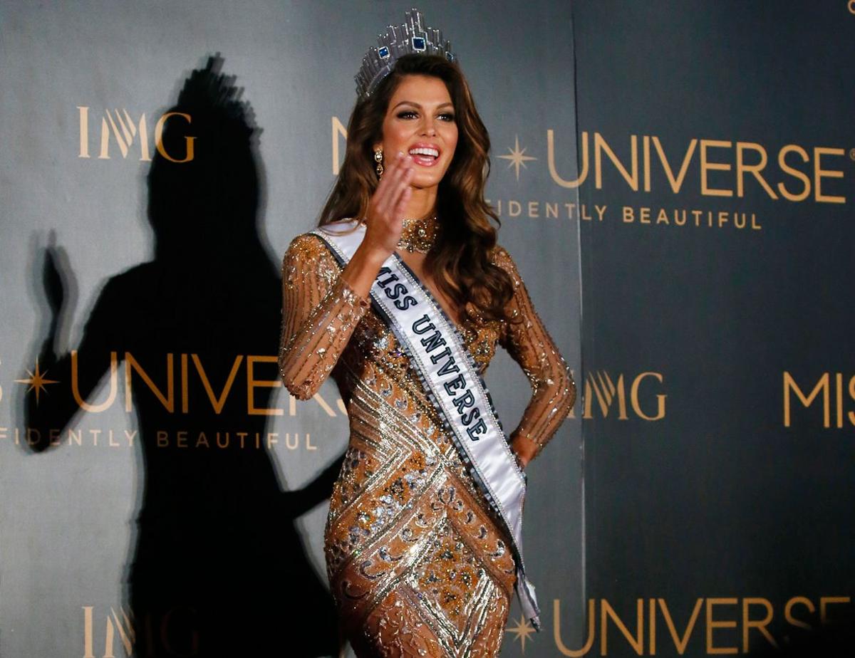 Miss Universo 2016: Iris Mittenaere, minutos después de ser coronada