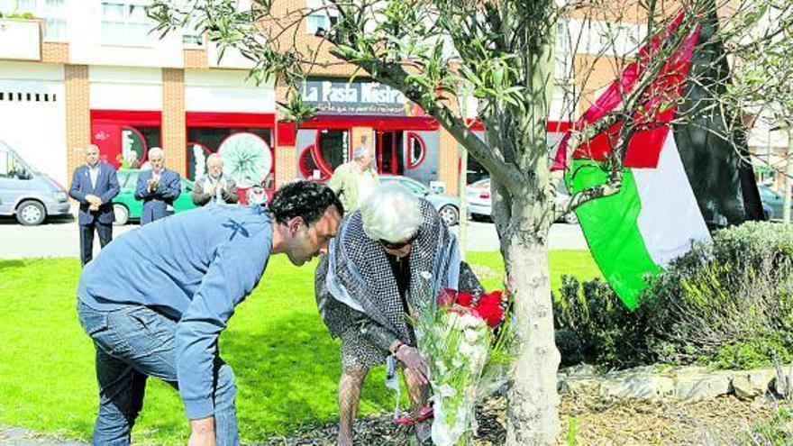 Acto de homenaje a la Tierra Palestina en Montevil