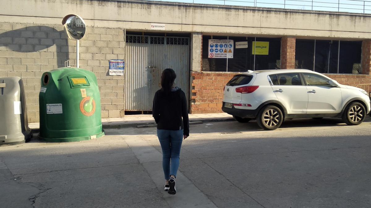 Zona donde se ubicará uno de los accesos al futuro parking por la calle Carmen.