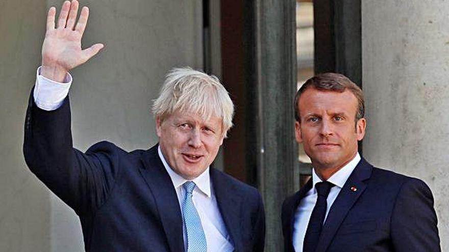 Macron va rebre Johnson al palau de l&#039;Elisi per parlar sobre el Brexit.