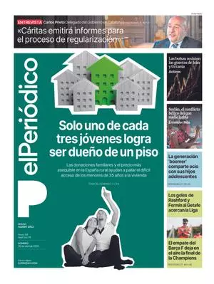 La portada de EL PERIÓDICO del 26 de abril de 2026