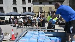 Bocatas, mascarillas y organización desde el corazón de Uncastillo: "Hay una solidaridad total, pero el panorama es desolador"