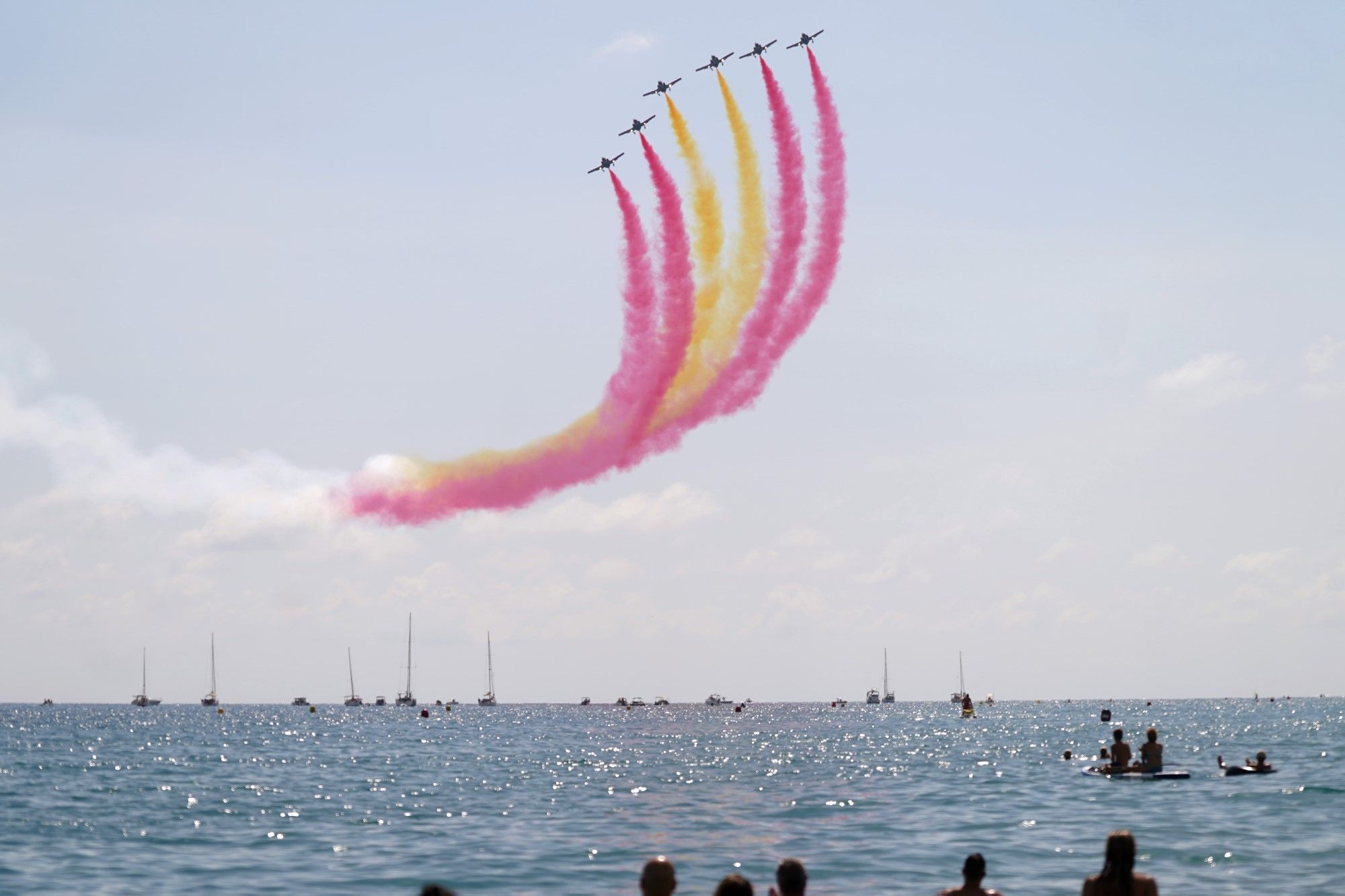 La octava edición del 'Air Show', festival aéreo de Torre del Mar, en imágenes