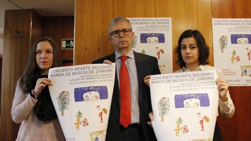 Chelo Remesal, Eduardo Peña y Teresa Saavedra.