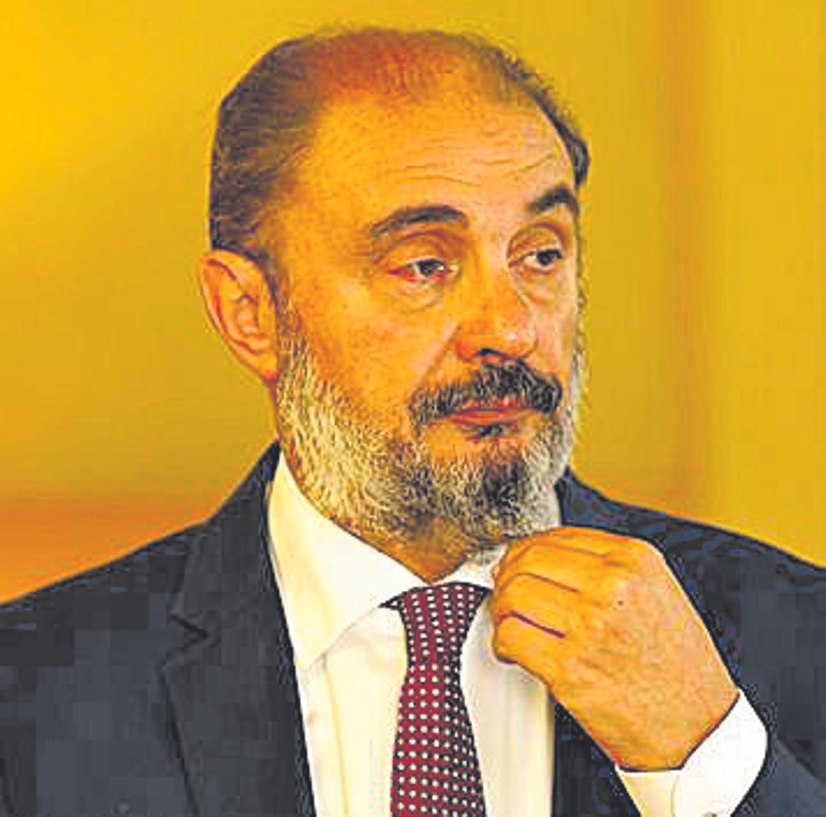 Javier Lambán, candidato del PSOE