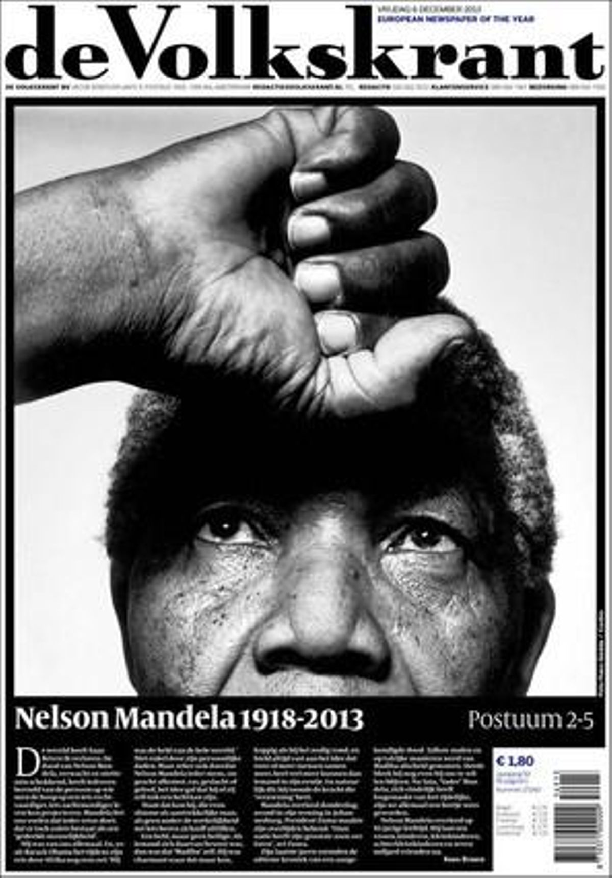 Portada del ’Volkskrant’.